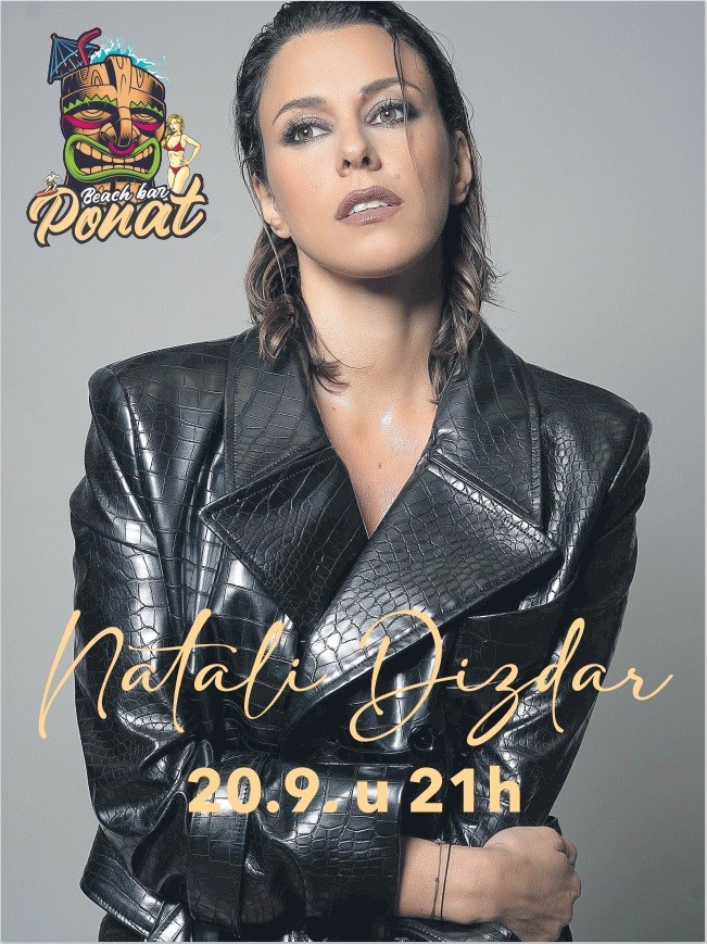 Natali Dizdar pred koncert u Beach baru Ponat: 